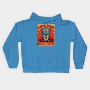 Mental Health Warrior - Superheroes of Mental Health Kids Hoodie